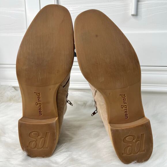 Excellent Condition Paul Green Anne Studded Boot Cloud Moto Biker Size 9.5 - Picture 9 of 10